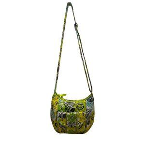 Vera Bradley Women’s Multicolor Quilted Floral Adjustable Strap Crossbody Bag